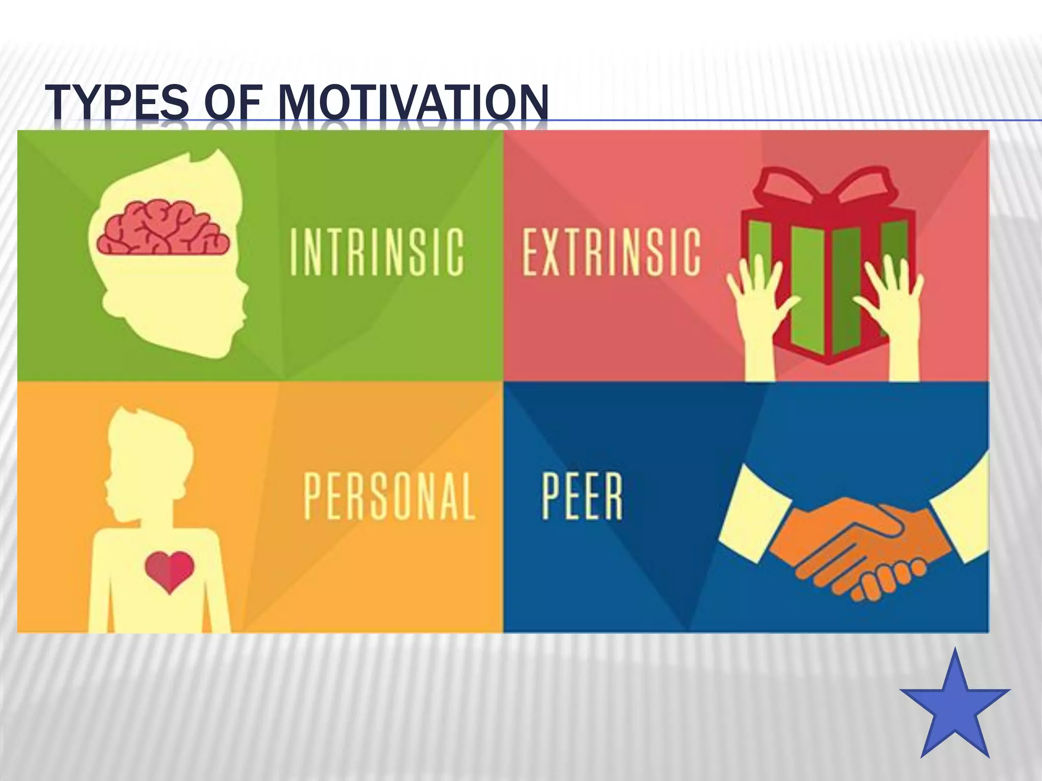 TYPES OF MOTIVATION