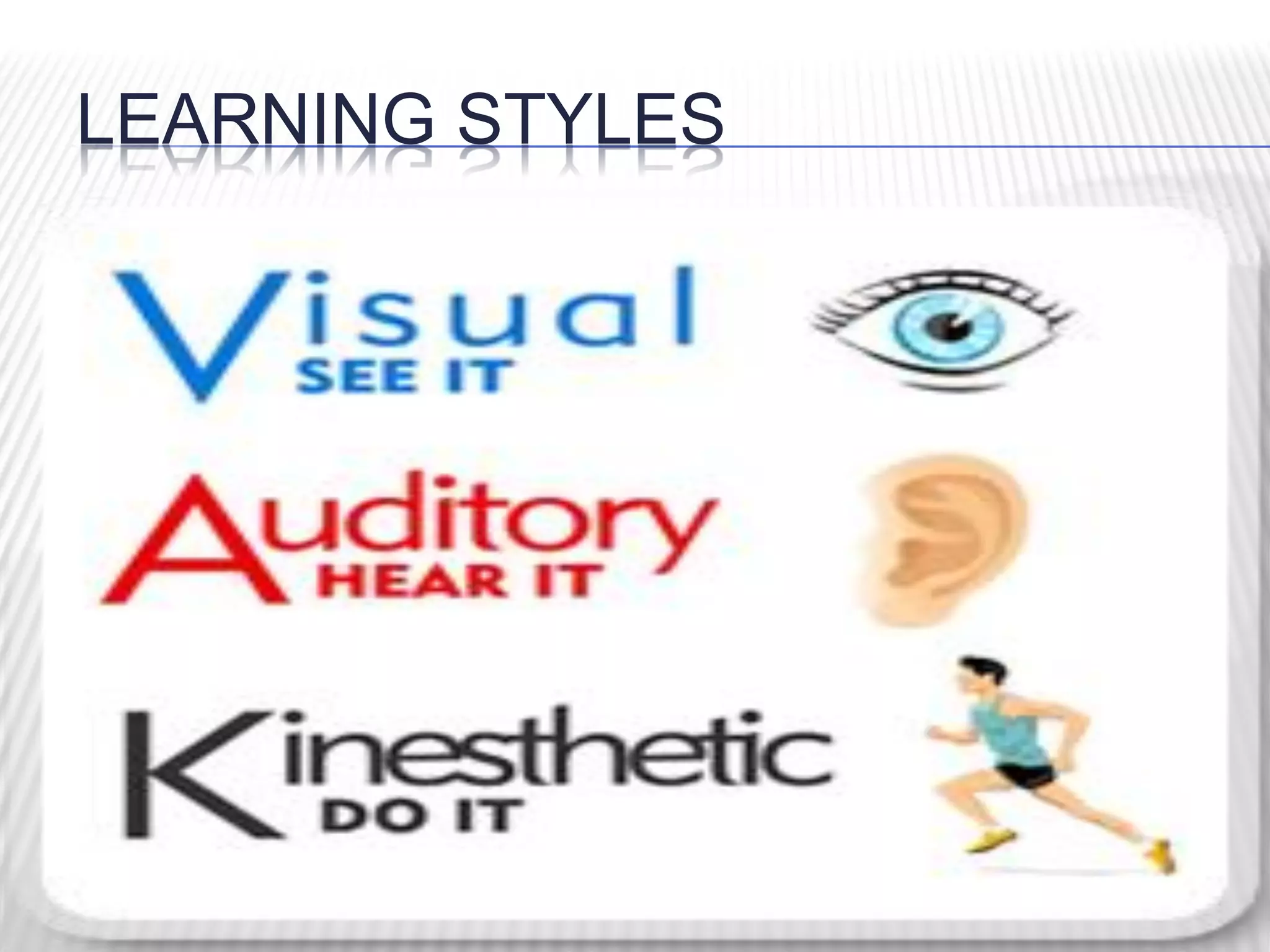 LEARNING STYLES