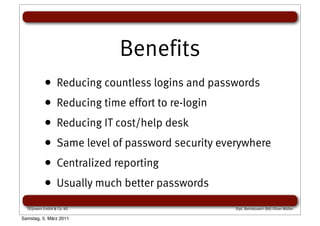 Enterprise Single Sign-On - SSO | PDF