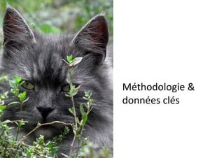 Méthodologie	
  &	
  
données	
  clés
 