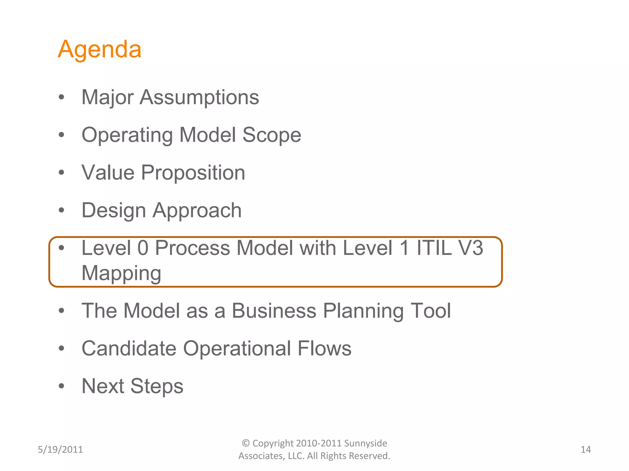 Escalations & interactions, etc.