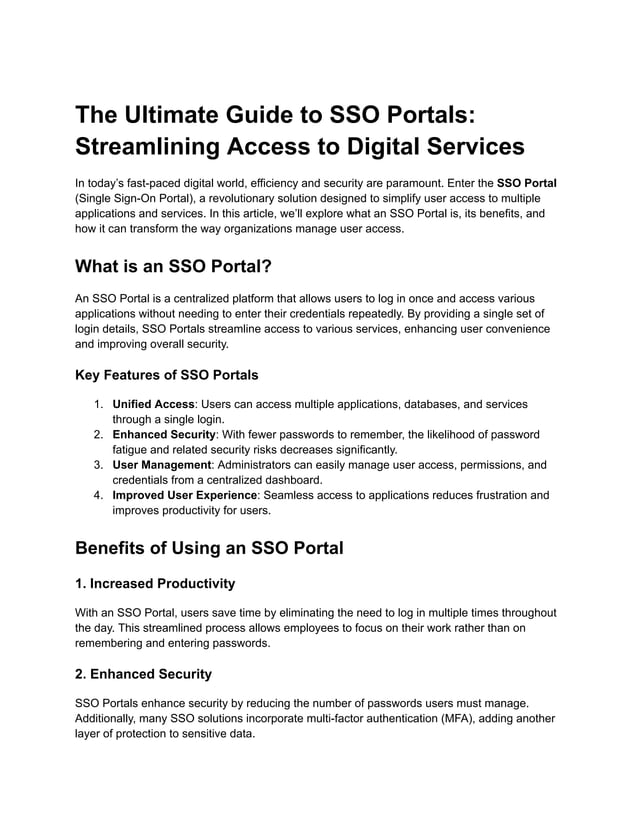Sso Cisd Portal The Ultimate Guide For Stress Free Access - j8s6oge