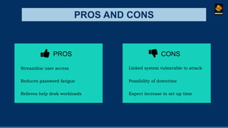 What is SSO? An introduction to Single Sign On | PPTX