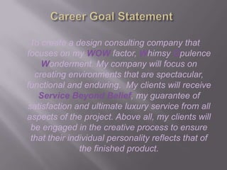 Career Goal Statement