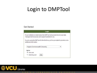 Login to DMPTool

 