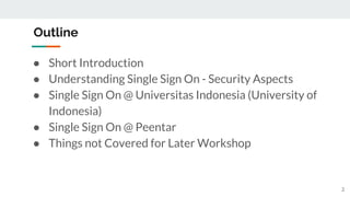 Single Sign On (SSO) Services with Free/Open Source Software | PDF