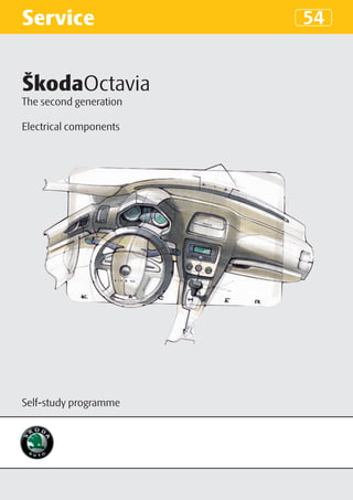 Service                 54


ŠkodaOctavia
The second generation

Electrical components




Self-study programme
 