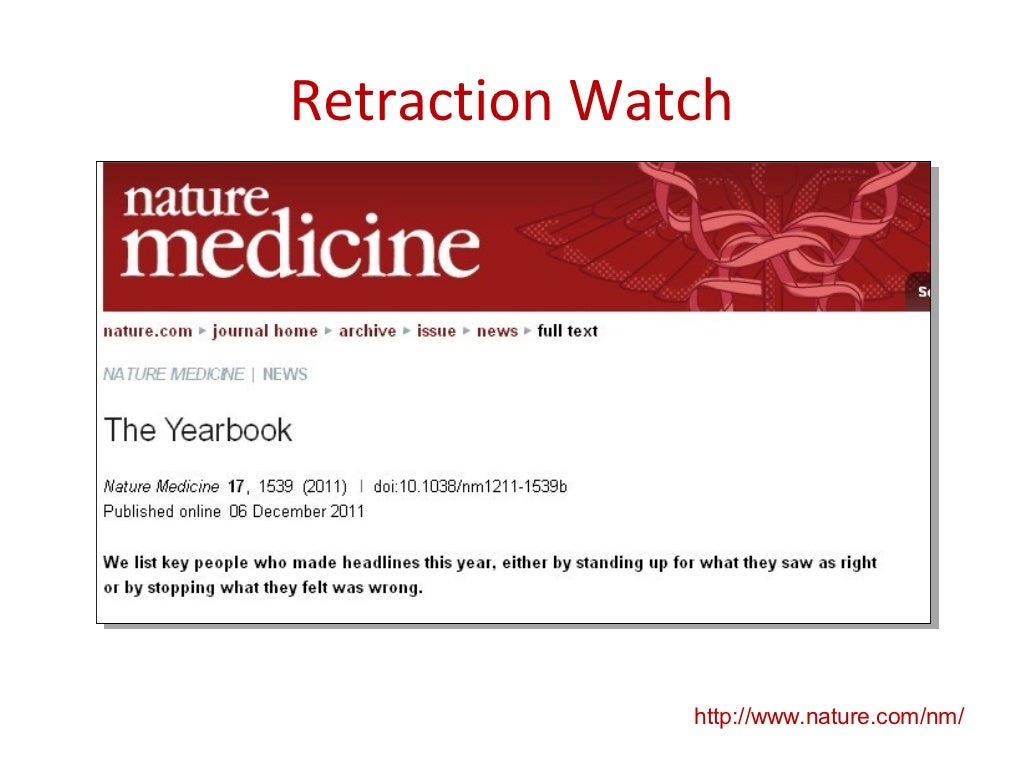Retraction Watch