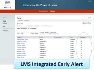 LMS Integrated Early Alert  