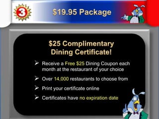 How Much Can I Make?Referral Rewards ProgramBy 1 Get 1 Free Gas Card Certificates  3 x 10 Forced MatrixDisclaimer:  The potential income shown on the following pages are for illustrative purposes only and are not guarantees of         what anyone should expect to earn.  Results will vary considerably from individual to individual