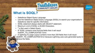 SOSL and SOQL | PPTX