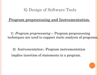 Software tools