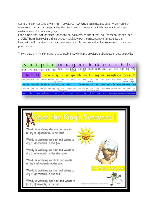 SSP Reading Fluency And Comprehension