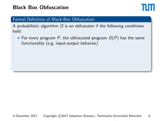 Breaking Obfuscated Programs with Symbolic Execution | PDF