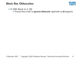 Breaking Obfuscated Programs with Symbolic Execution | PDF