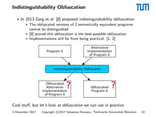 Breaking Obfuscated Programs with Symbolic Execution | PDF