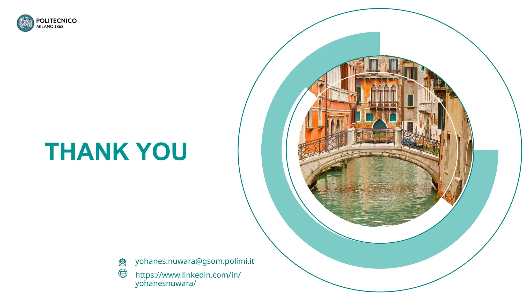 THANK YOU
yohanes.nuwara@gsom.polimi.it
https://www.linkedin.com/in/
yohanesnuwara/
 