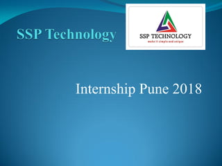 Internship Pune 2018
 
