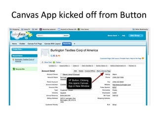Canvas App kicked off from Button
 