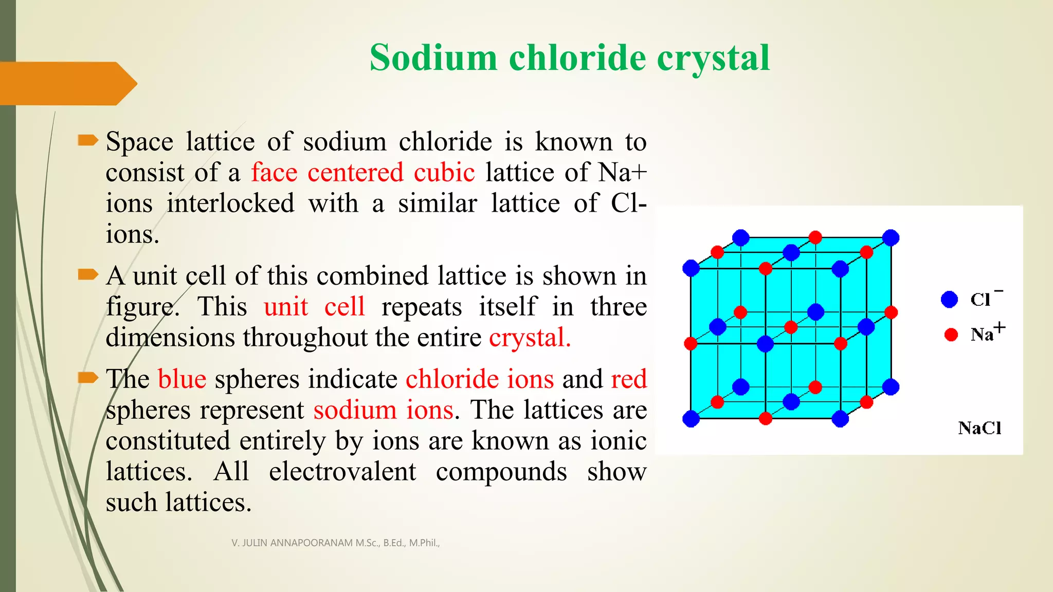 CRYSTAL STRUCTURE AND ITS TYPES-SOLID STATE PHYSICS | PPTX | Chemistry ...