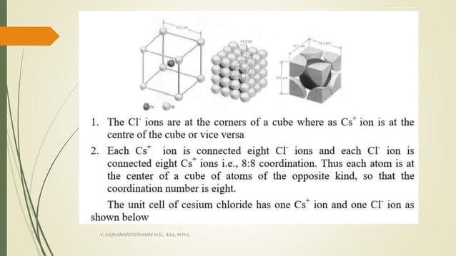 CRYSTAL STRUCTURE AND ITS TYPES-SOLID STATE PHYSICS | PPTX | Chemistry ...