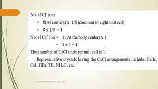 CRYSTAL STRUCTURE AND ITS TYPES-SOLID STATE PHYSICS | PPTX