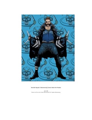 Suicide Squad | Boomerang Comic Book Art Poster
$13.50
Check out this comic book style artwork for Captain Boomerang.
 