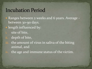 Rabies: a fatal zoonotic threat | PPTX