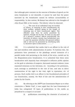 102
Judgment-PILST.92252.2020+4
that although prior restraint on the exercise of freedom of speech on the
news broadcaster...