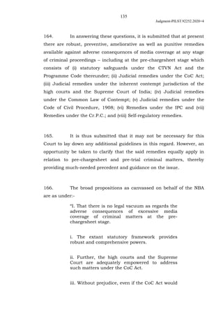 135
Judgment-PILST.92252.2020+4
164. In answering these questions, it is submitted that at present
there are robust, preve...