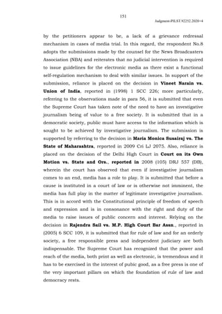 151
Judgment-PILST.92252.2020+4
by the petitioners appear to be, a lack of a grievance redressal
mechanism in cases of med...