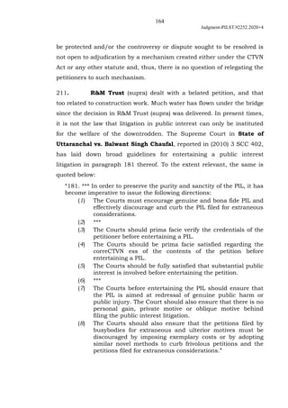164
Judgment-PILST.92252.2020+4
be protected and/or the controversy or dispute sought to be resolved is
not open to adjudi...