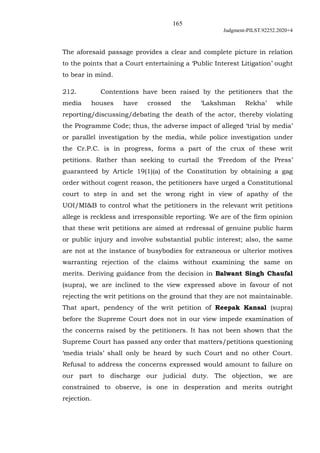 165
Judgment-PILST.92252.2020+4
The aforesaid passage provides a clear and complete picture in relation
to the points that...