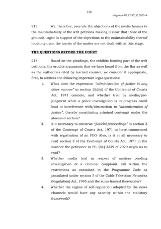 166
Judgment-PILST.92252.2020+4
213. We, therefore, overrule the objections of the media houses to
the maintainability of ...
