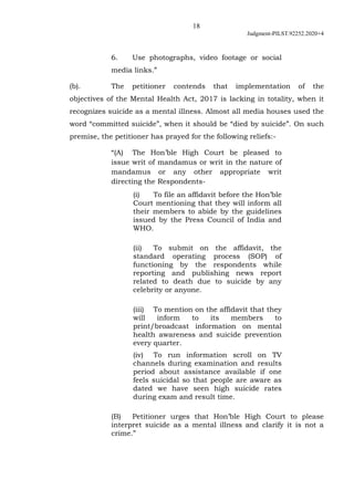 18
Judgment-PILST.92252.2020+4
6. Use photographs, video footage or social
media links.”
(b). The petitioner contends that...