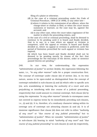 180
Judgment-PILST.92252.2020+4
filing of a plaint or otherwise.
(B) in the case of a criminal proceeding under the Code o...