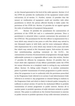 202
Judgment-PILST.92252.2020+4
on the channel generated at the level of the cable operator. Section 12 of
the CTVN Act pr...