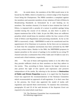204
Judgment-PILST.92252.2020+4
281. As noted above, the members of the NBA would seem to be
bound by the NBSA, which is h...