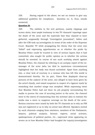 229
Judgment-PILST.92252.2020+4
328. Having regard to the above, we see no reason to give any
additional guideline for com...