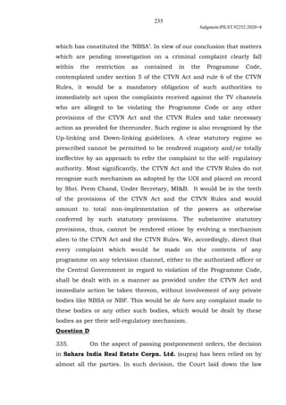 235
Judgment-PILST.92252.2020+4
which has constituted the ‘NBSA’. In view of our conclusion that matters
which are pending...