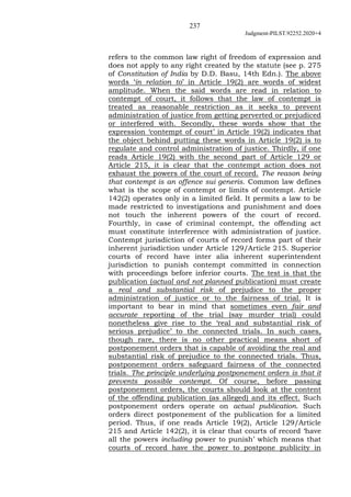 237
Judgment-PILST.92252.2020+4
refers to the common law right of freedom of expression and
does not apply to any right cr...