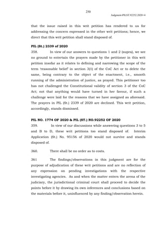 250
Judgment-PILST.92252.2020+4
that the issue raised in this writ petition has rendered to us for
addressing the concern ...