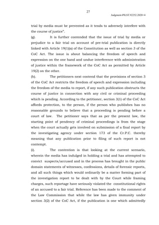 27
Judgment-PILST.92252.2020+4
trial by media must be prevented as it tends to adversely interfere with
the course of just...