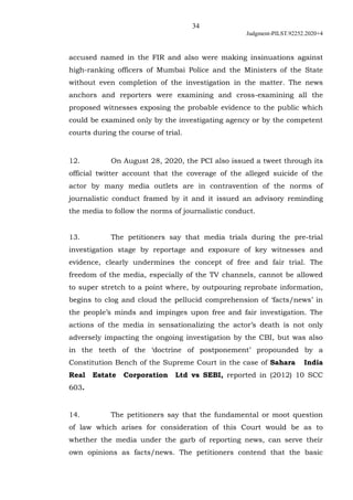 34
Judgment-PILST.92252.2020+4
accused named in the FIR and also were making insinuations against
high-ranking officers of...