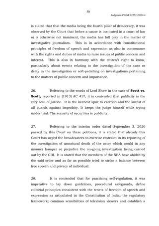 50
Judgment-PILST.92252.2020+4
is stated that that the media being the fourth pillar of democracy, it was
observed by the ...