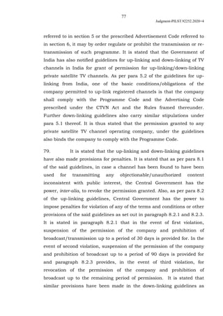 77
Judgment-PILST.92252.2020+4
referred to in section 5 or the prescribed Advertisement Code referred to
in section 6, it ...