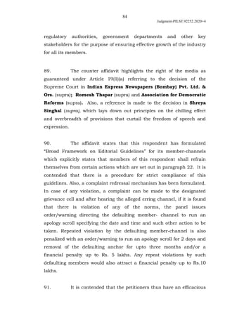 84
Judgment-PILST.92252.2020+4
regulatory authorities, government departments and other key
stakeholders for the purpose o...