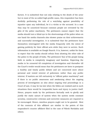 88
Judgment-PILST.92252.2020+4
factors. It is submitted that not only relating to the death of the actor
but in most of th...