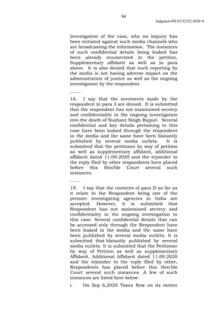 94
Judgment-PILST.92252.2020+4
investigation of the case, why no inquiry has
been initiated against such media channels wh...
