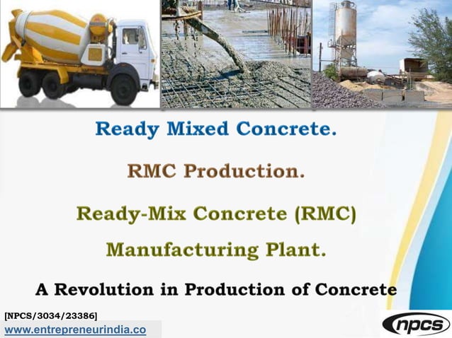 Ready Mixed Concrete. RMC Production | PPTX | Construction Industry ...